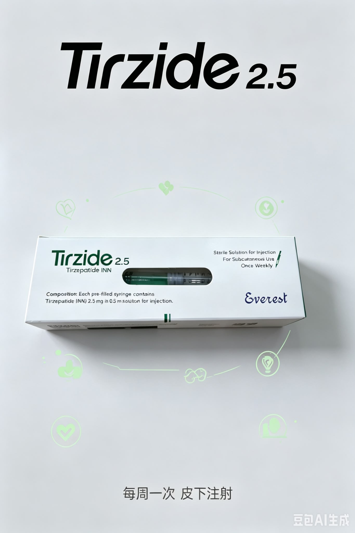 Tirzide 2.5mg 替尔泊肽