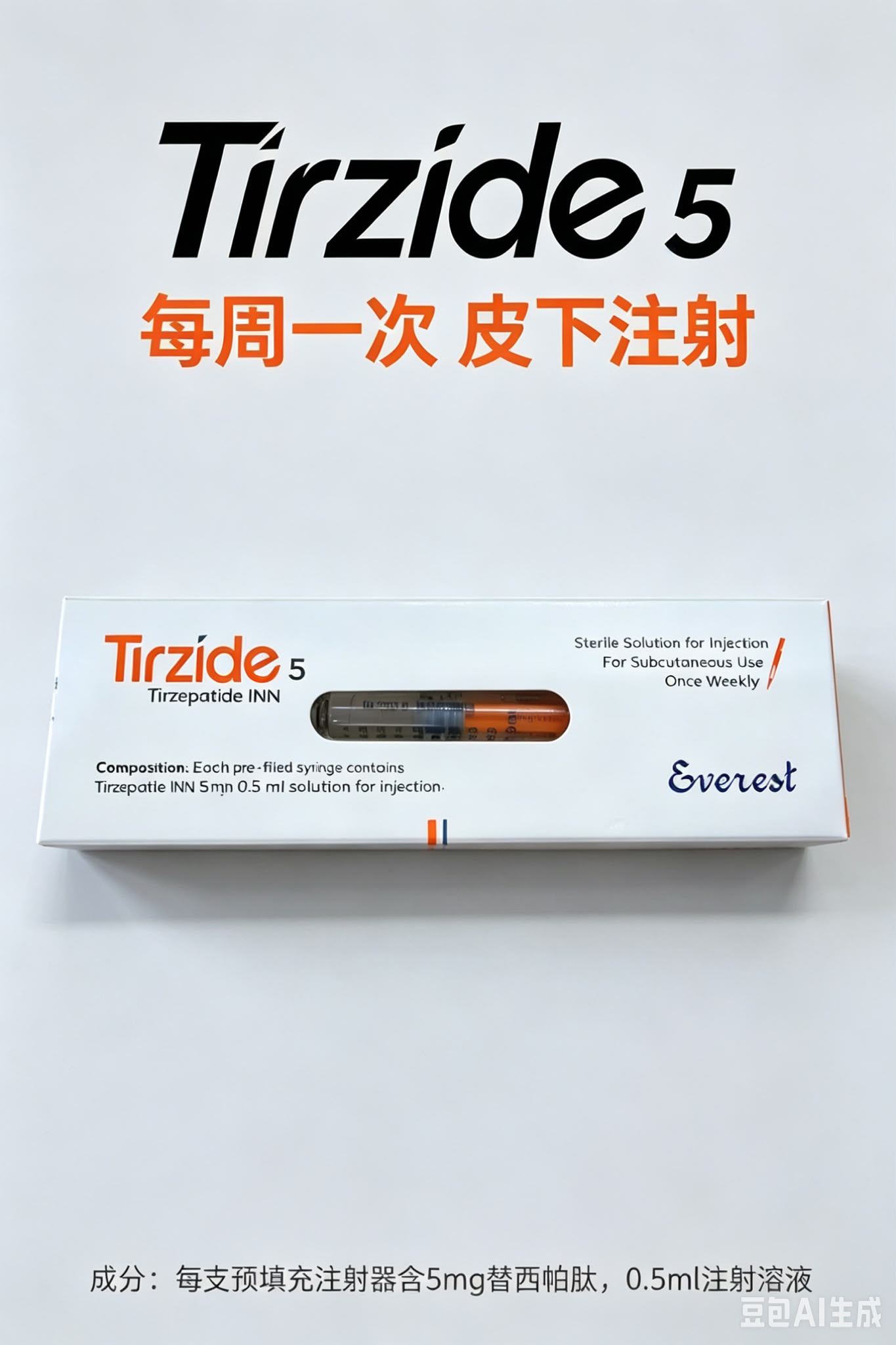 Tirzide 5mg 替尔泊肽
