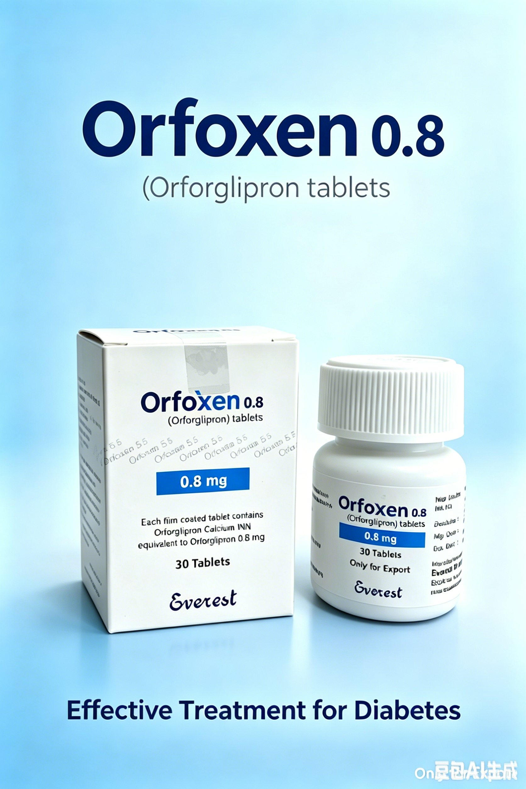 Orfoxen 0.8mg 奥格列龙